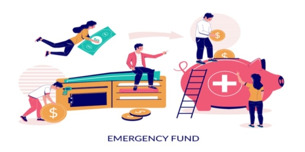 A person and person putting money into a piggy bank AI-generated content may be incorrect.